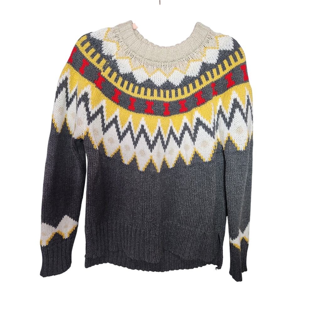 Aerie sweater- Faire Isle / size small
